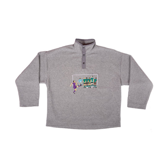 Free Kick Fleece - NYC Snowmelt Grey